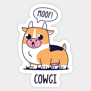 Cowgi (New Dog Breed) Sticker